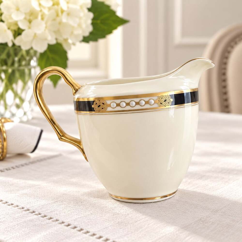 Lenox Hancock Creamer Presidential Collection Gold Trim